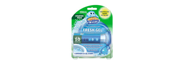 Scrubbing Bubbles Fresh Gel Toilet Bowl Cleaning Stamps