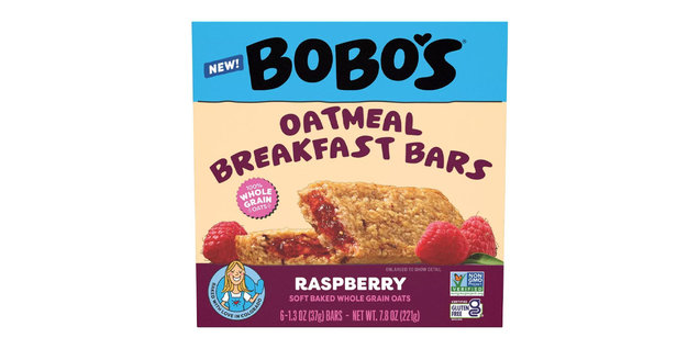 Bobo's Raspberry Oatmeal Breakfast Bars