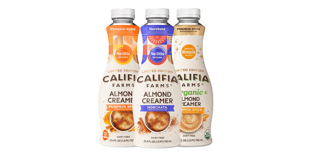 Califia Farms Limited Edition Horchata and Pumpkin Spice Almond Creamers