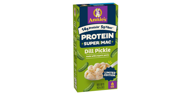 Annie’s Limited Edition Dill Pickle Protein Super! Mac & Cheese