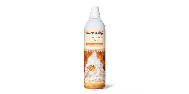 Favorite Day Seasonal Offering Pumpkin Spice Whipped Dairy Topping
