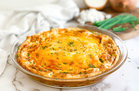 Crustless Bacon & Cheddar Quiche
