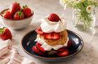 Strawberry Shortcake-Style Protein Biscuits