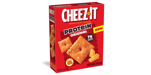 Cheez-It Protein Original Baked Snack Crackers