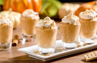 Shot-Glass Pumpkin Cheesecakes