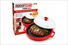 ROCKET CHEF TURBO GRILL Deluxe Microwave Grill Pan
