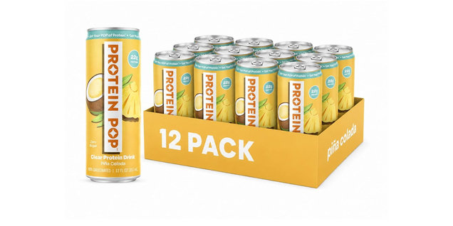 Protein Pop Piña Colada Clear Protein Drink