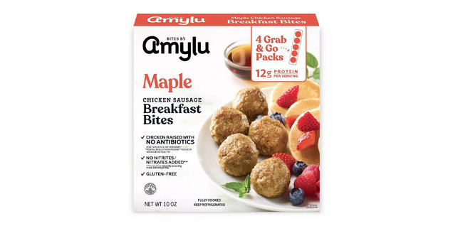 Amylu Maple Chicken Sausage Breakfast Bites