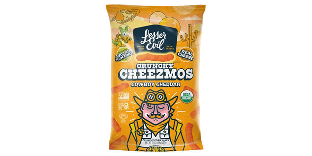 LesserEvil Crunchy Cheezmos