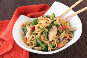 Healthy No-Noodle Pasta Swap Recipes: Zucchini So Low Mein with Chicken