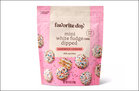 Favorite Day Mini White Fudge Dipped Sandwich Cookies with Sprinkles (7.5)
