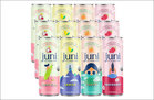 Juni "for a happy mind" Sparkling Tea with Adaptogens Variety Pack with Peach, Raspberry, and Tropical (9)