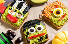 Spooky Avocado Toast