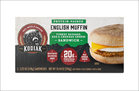 Kodiak Protein-Packed English Muffin with Turkey Sausage, Egg & Cheddar Cheese Sandwich (8)