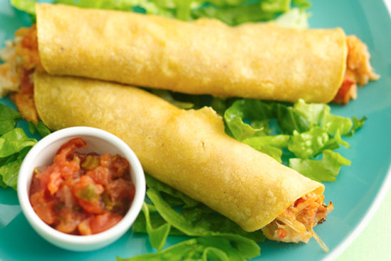 Exploding Chicken Taquitos