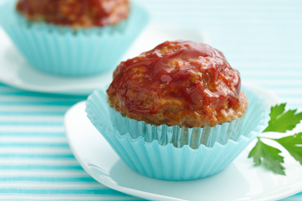 Turkey & Veggie Meatloaf Minis | Hungry Girl