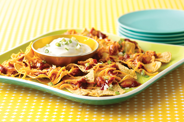 Saucy Chick BBQ Nachos | Hungry Girl