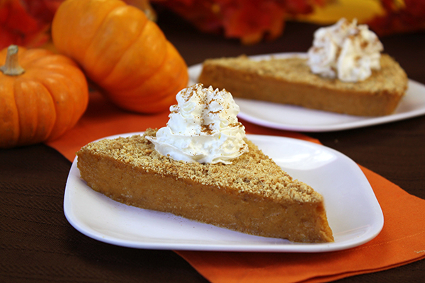 Upside-Down Pumpkin Pie | Hungry Girl
