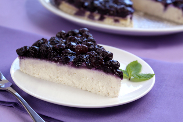 Blueberry Bliss Cheesecake | Hungry Girl