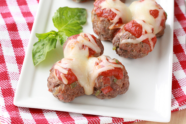 Pizza Meatballs | Hungry Girl