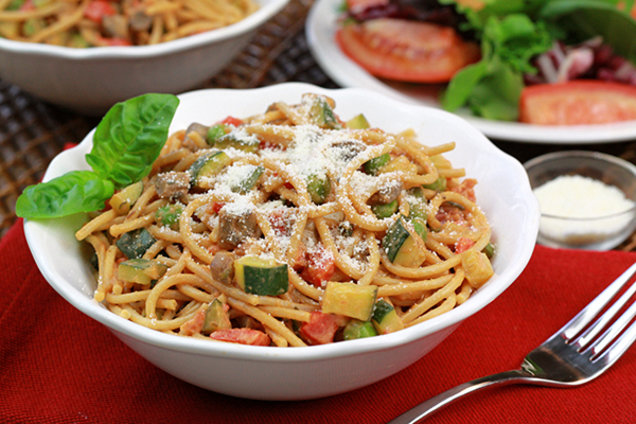 Veggie-Loaded Spaghetti Amore