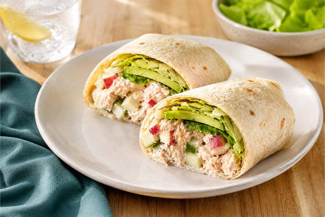 Hungry Girl Healthy Tuna, Apple 'n Avocado Wrap Recipe