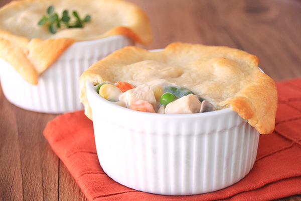 Mini Chicken Pot Pies | Hungry Girl