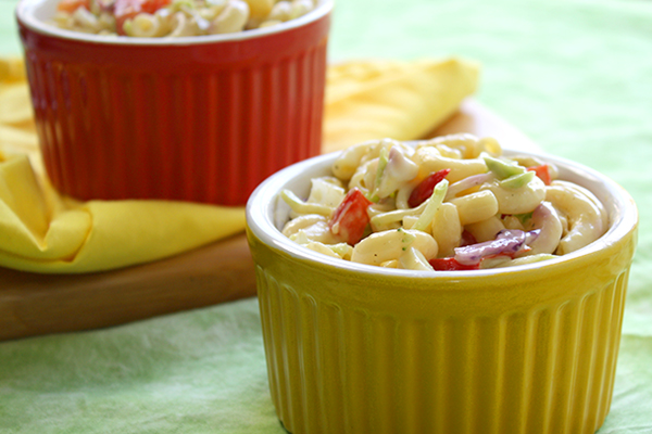 Creamy Dreamy Macaroni Salad | Hungry Girl
