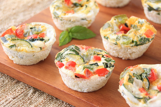 Hungry Girl's Healthy Roasted Veggie Egg Muffins Recipe