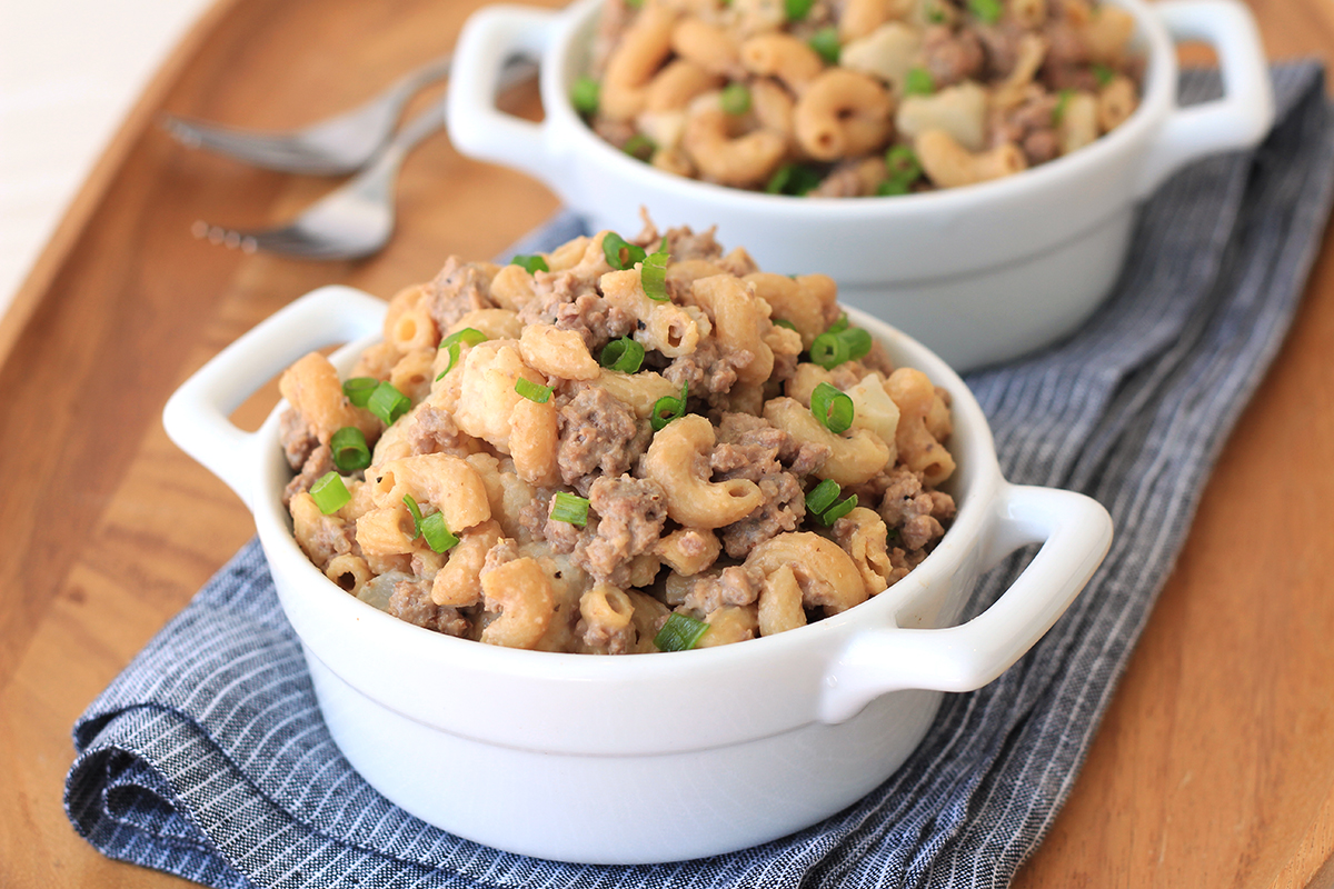 Cheesy Beefy Mac | Hungry Girl