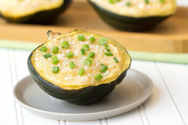 twice baked acorn squash