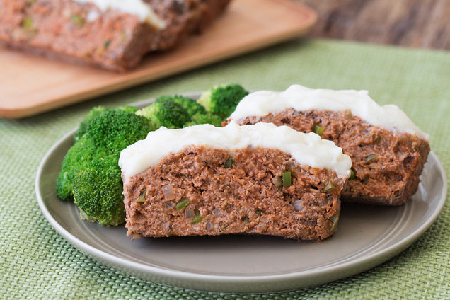 Hungry Girl's Healthy BBQ Meatloaf & Mashies Recipe