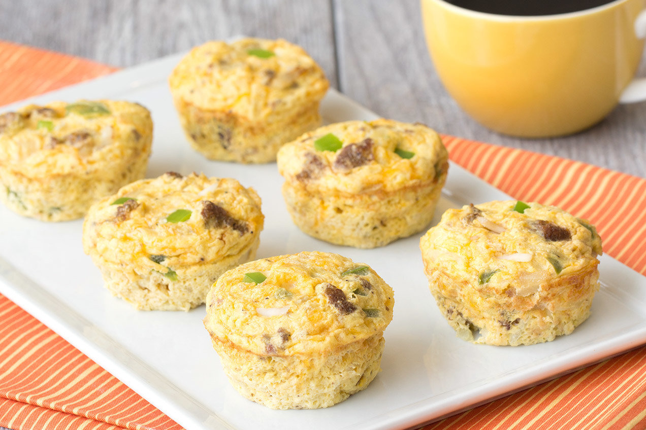 Healthy Egg Breakfasts: Pizza Egg Bakes, All-American Egg Bakes