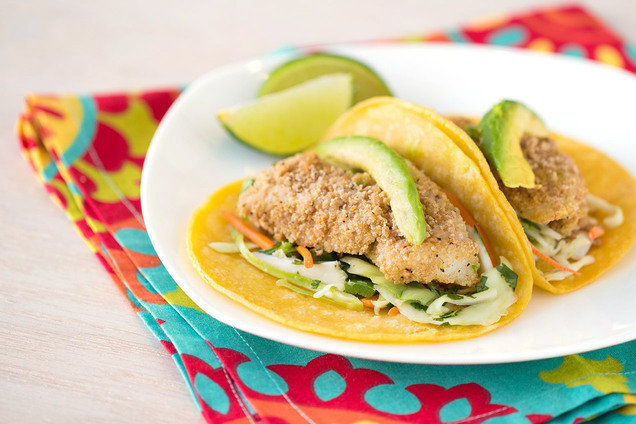 Baked Not Fried Healthy Fish Taco Recipe Hungry Girl