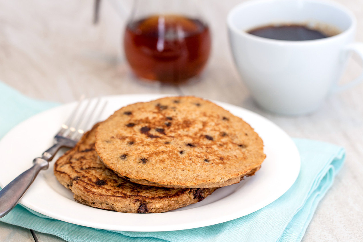 Healthy Blender Pancake Recipes Peanut Butter & Chocolate, Smoothie