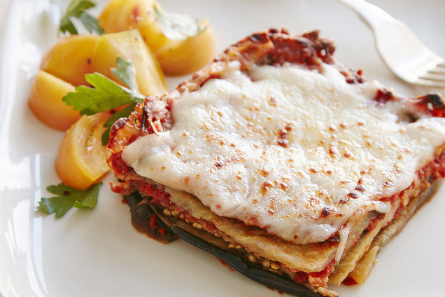 Hungry Girl's Healthy Naked Eggplant Parm Recipe