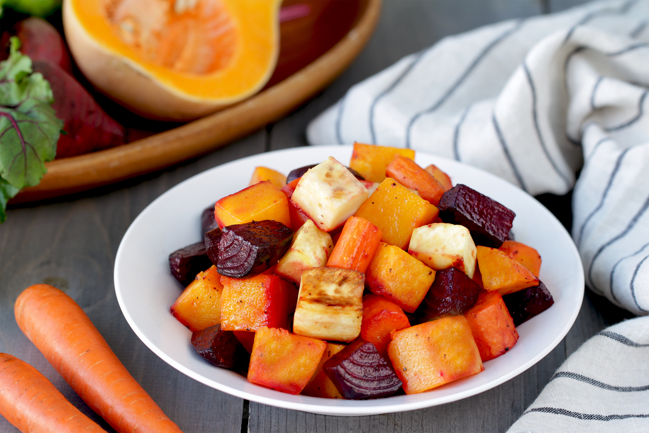 Roasted Root Veggie Power Hour | Hungry Girl
