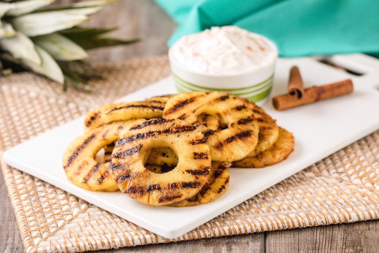 Hungry Grilled Pineapple with Yogurt Dip Hungry Girl