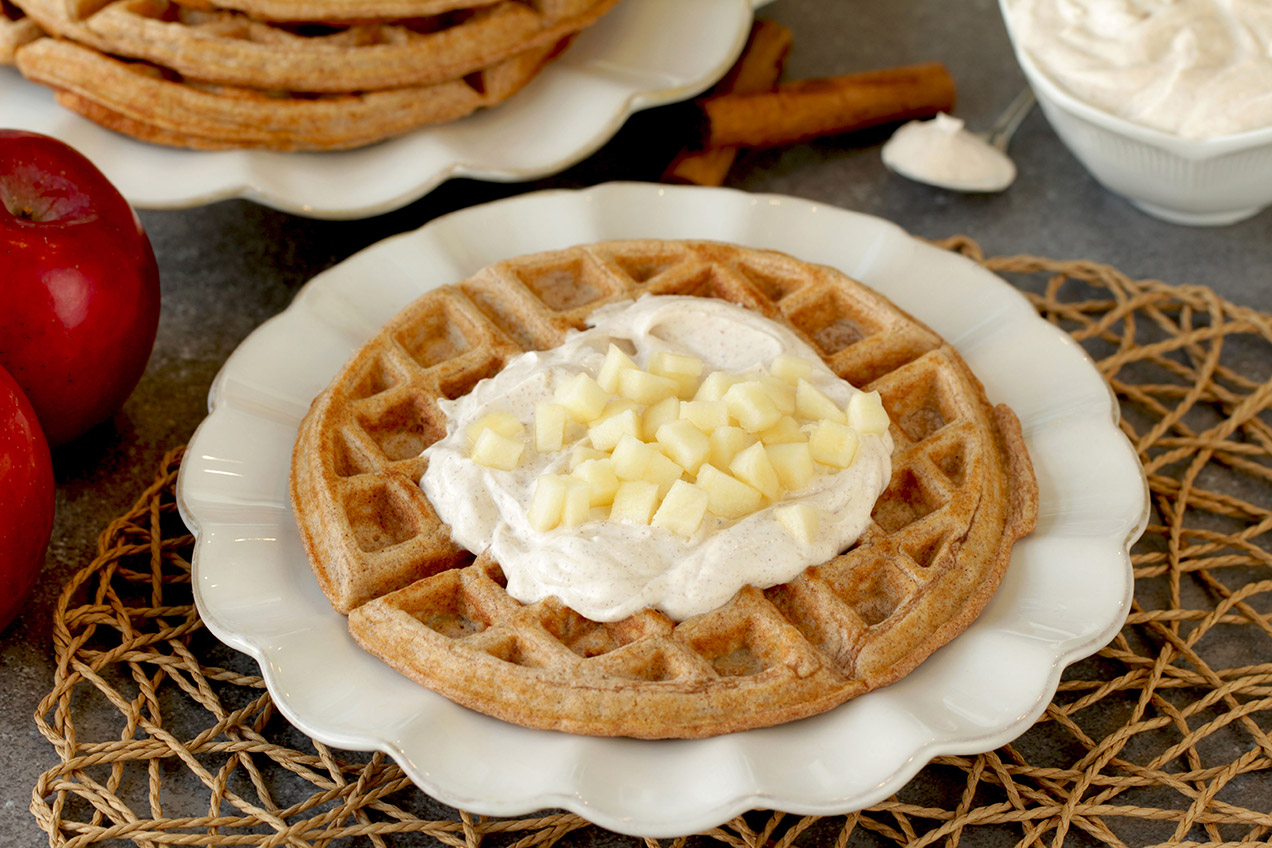 OMG Apple Pie Waffles Hungry Girl