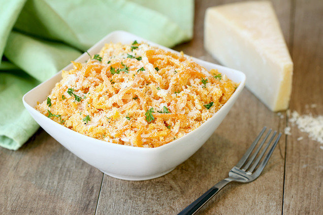 Veggie Spirals Alfredo