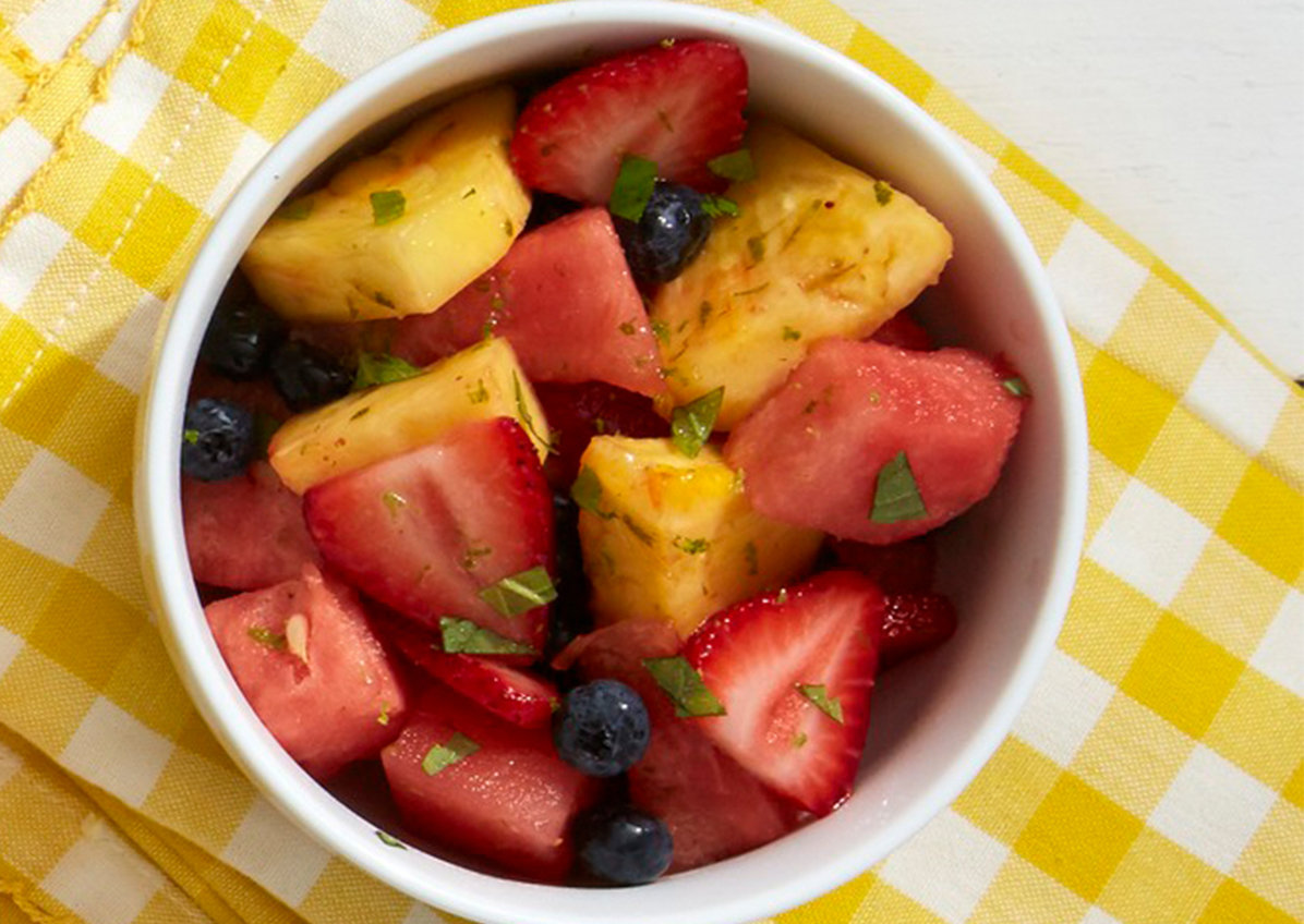 Mojito Fruit Salad Recipe Hungry Girl