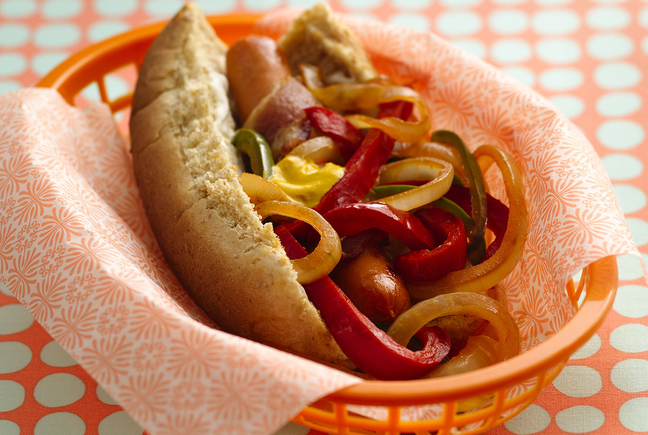 Loaded BaconWrapped Hot Dogs Hungry Girl