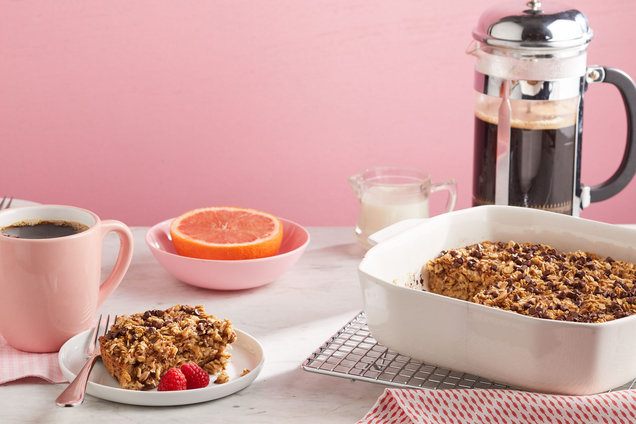 Hungry Girl Healthy Choco-Nana Oat Bake Recipe