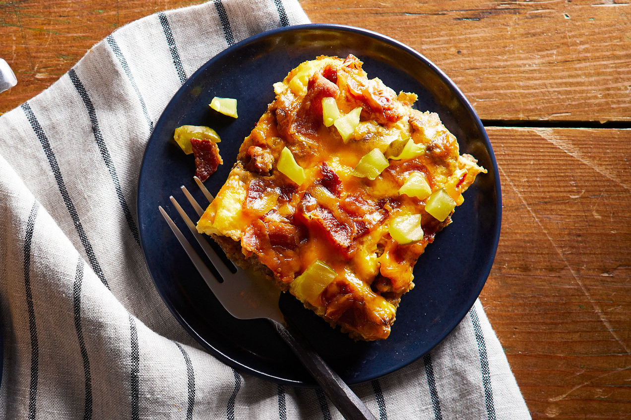 Healthy Bacon Cheeseburger Casserole Recipe Hungry Girl