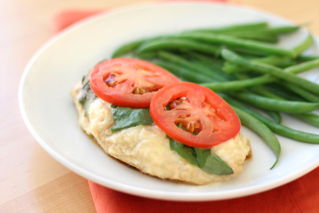 Hungry Girl's Healthy White-Pizza-fied Chicken Recipe