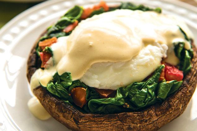 Hungry Girl's Healthy Perfect Portabella Benedict Recipe