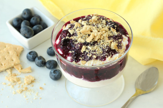 Hungry Girl's Healthy Blueberry Pie Breakfast Parfait Recipe