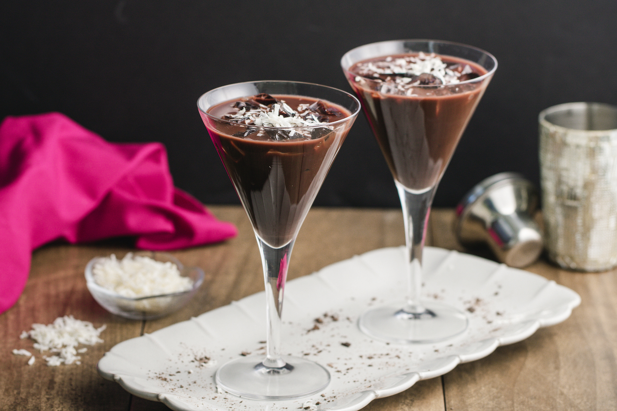 Chocolate Coconut Martinis | Hungry Girl