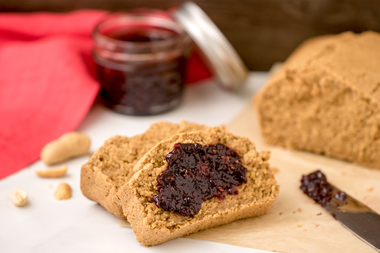 Healthy Peanut Butter Blender Bread Hungry Girl