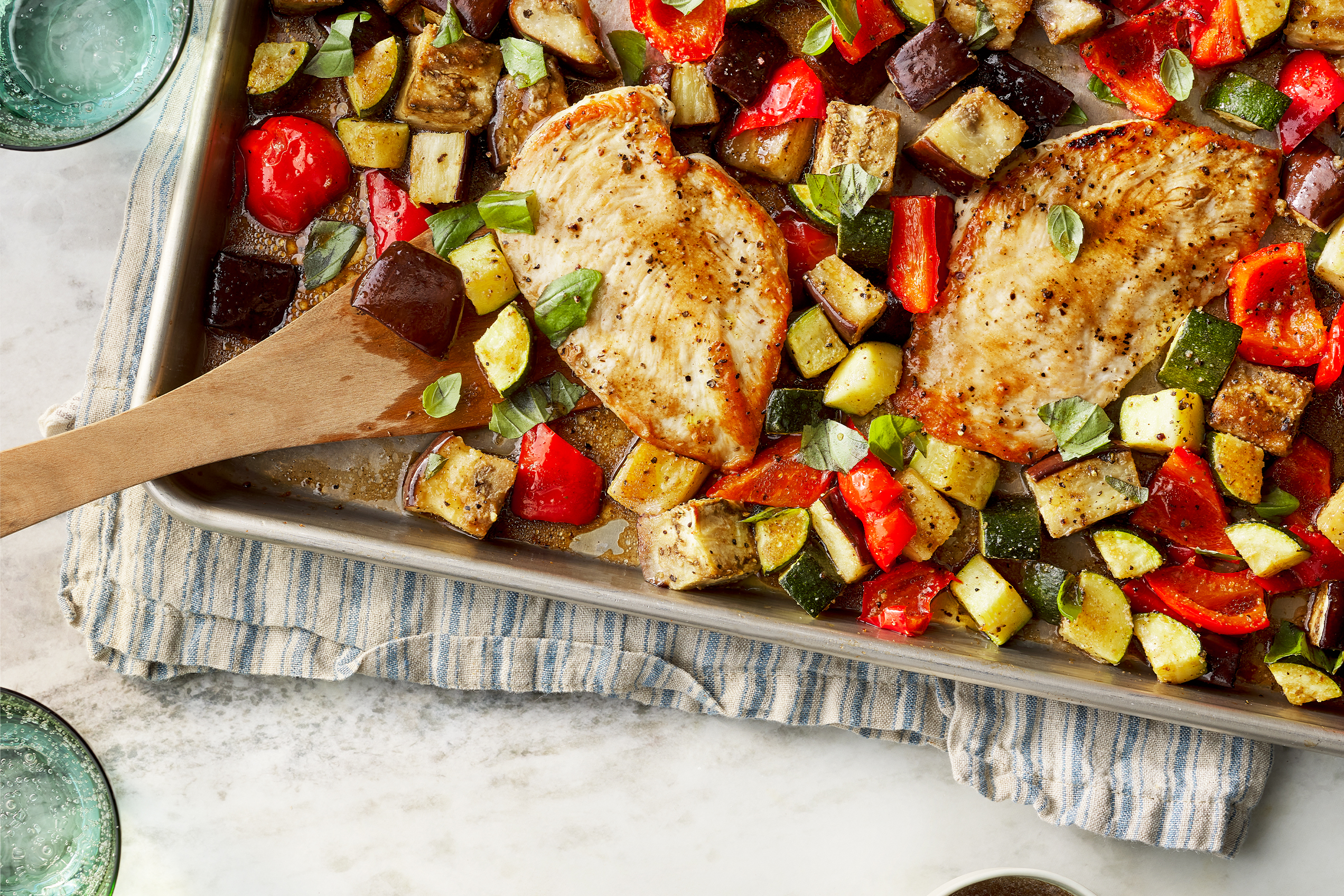 Sheet-Pan Balsamic Chicken | Hungry Girl